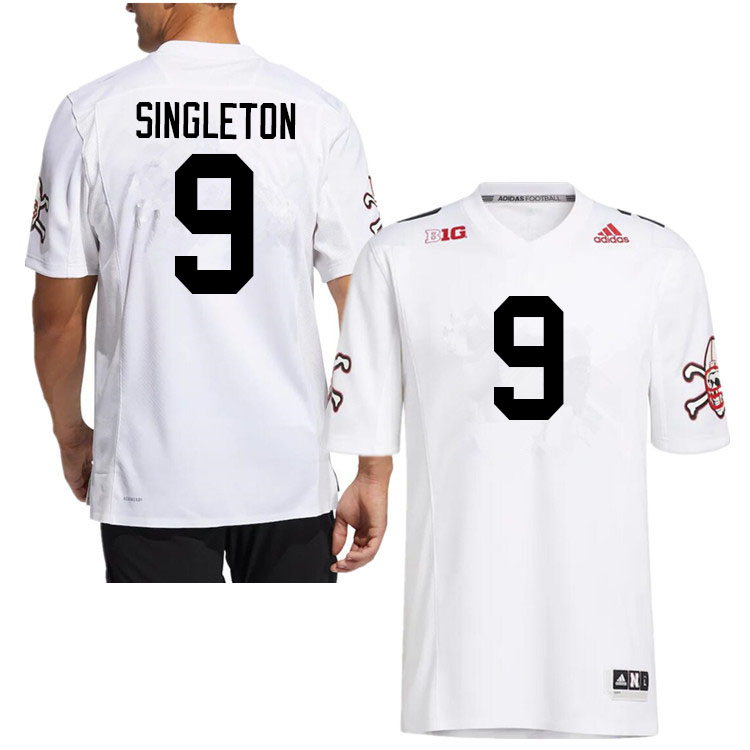Men #9 DeShon Singleton Nebraska Cornhuskers College Football Jerseys Sale-Strategy